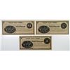 Image 1 : Salem Glass Works. 18(79) Obsolete Banknote Trio.