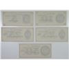 Image 2 : Salem Glass Works. 1870 Obsolete Scrip Note Quintet.