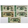 Image 1 : Somerville, NJ. Somerset County Bank, Culver Barcalow. 1862. Quintet of Obsolete Notes.