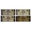 Image 1 : Trenton, NJ. State Bank at Trenton. 1822-23 Obsolete Banknote Quartet.