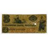Image 1 : Farmers Bank of Wantage. 1856 $3 Obsolete Banknote.