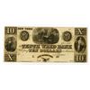 Image 1 : Tenth Ward bank 1840-50's Obsolete Banknote.