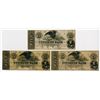 Image 1 : Citizens Bank. 1852 Obsolete Banknote Trio.