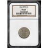 Image 1 : 1866 5C RAYS NICKELS NGC MS65