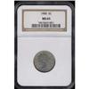 1900 5C NICKELS NGC MS65