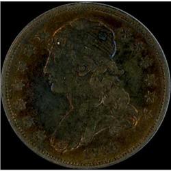 1836 Capped Bust Quarter XF RAW