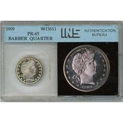 1909 Barber Quarter INS PR65