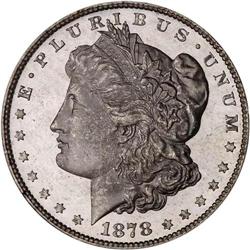 1878 8TF Morgan Dollar S$1 NGC MS64DPL