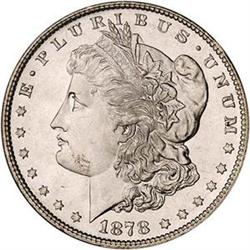 1878 7/8TF$1 S MORGAN DOLLAR NGC MS65