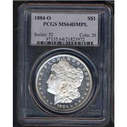1884-O 1 Morgan Dollar PCGS MS