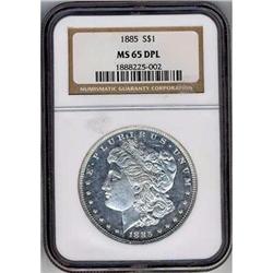 1885 1 Morgan Dollar NGC MS
