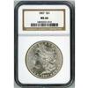 Image 1 : 1887 Morgan S$1 NGC MS66
