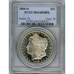 1888-O Morgan Dollar S$1 PCGS MS64DMPL
