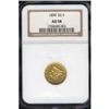 1890 $2 1/2 Liberty Head NGC AU58