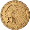 1909 $2 1/2 Indian Head NGC MS62