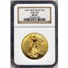 1907 $20 St. Gauden High Relief Wire Rim NGC MS62