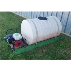 Slide-in sprayer/fire unit,