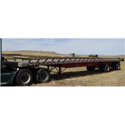 2007 Wilson flat deck semi trailer, 48 ft