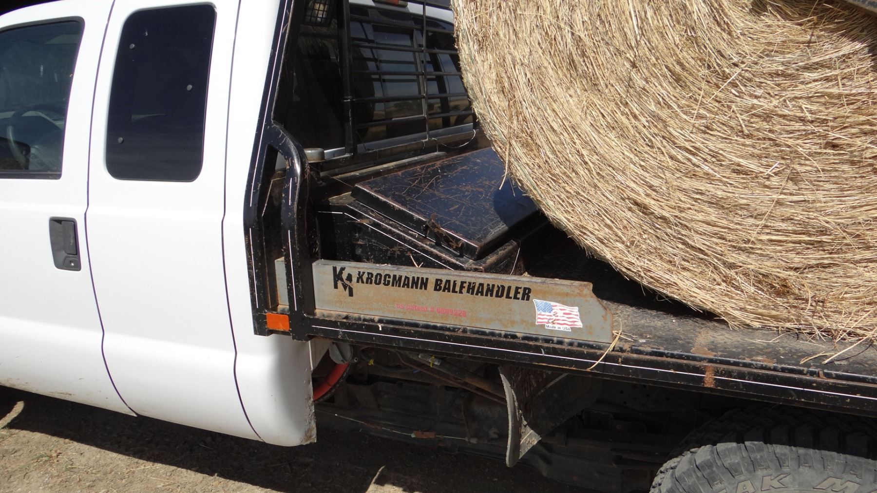 2011 Ford F250 Super Duty, w/ Krogmann bale bed