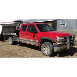 2002 Chevy 2500HD, w/ Krogmann bale bed