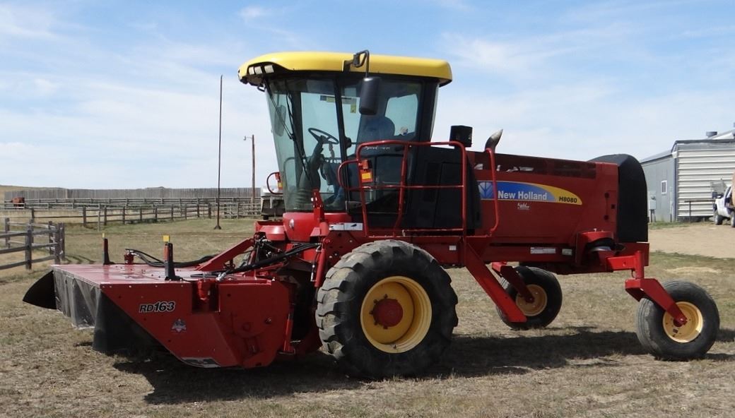 2009 New Holland H8080N rotary swather