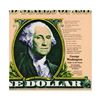 Image 1 : Steve Kaufman (1960-2010), "George Washington" Limited Edition Silkscreen on Canvas, Numbered 24/200