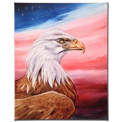 "The Eagle" Limited Edition Giclee on Canvas by Martin Katon, Numbered and Hand Signed with COA. Thi