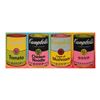 Image 1 : Steve Kaufman (1960-2010), "Campbell's Soup Cans" Hand Painted Limited Edition Silkscreen on Canvas 