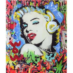 Nastya Rovenskaya- Mixed Media "Marilyn Monroe I"