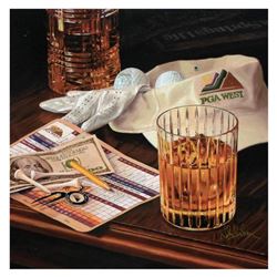 Nobu Haihara, "P.G.A.West" Limited Edition Canvas, Signed and with COA.