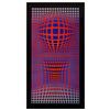 Image 1 : Victor Vasarely (1908-1997), "VP-RB" Heliogravure Print, Titled Inverso.