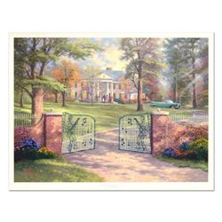 Thomas Kinkade (1958-2012), "Graceland 50th Anniversary" Limited Edition Offset Lithograph, Numbered