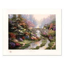 Thomas Kinkade (1958-2012), "Stillwater Bridge" Limited Edition Offset Lithograph, Numbered 239/2850