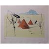 Image 1 : Salvador Dali- Original Etching with color by stencil "Gad"