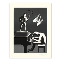 Mark Kostabi, "Cyclone Variations" Limited Edition Serigraph, Numbered and Hand Signed with Certific