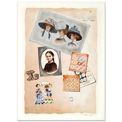 "Family Album II" Limited Edition Lithograph by Arie Azene, Numbered and Hand Signed with Certificat