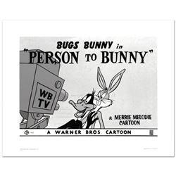 "Person To Bunny" Limited Edition Giclee from Warner Bros., Numbered with Hologram Seal and Certific