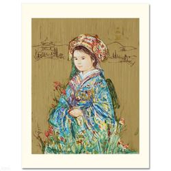 "Festival Kimono" Limited Edition Serigraph by Edna Hibel (1917-2014), Numbered and Hand Signed with