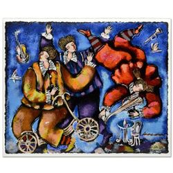 Michael Kachan -"Clowns" Limited Edition Serigraph, Numbered and Hand Signed with Certificate.