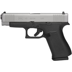 GLOCK 48 9MM FIXED 2-10RD SILVER-PVD MFG ITEM #: PA485SL201
