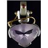Image 1 : Amethyst and Ruby Pendant