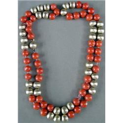 Coral Bead Necklace