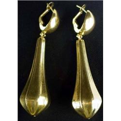 14K Gold Italian Earrings