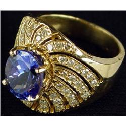 Tanzanite and Diamond Ring
