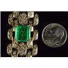 Image 3 : Emerald and Diamond Bracelet