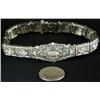Image 2 : Filigree Link Bracelet with Diamonds