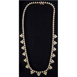 14K Ladies Necklace with Diamonds