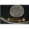 Image 2 : Tiffany Gold and Diamond Bar Pin
