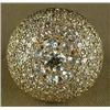 Image 1 : 14K Dome Style Diamond Ring, 8.77ct