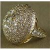 Image 4 : 14K Dome Style Diamond Ring, 8.77ct
